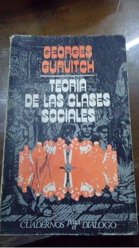 Libro Teoría De Las Clases Sociales