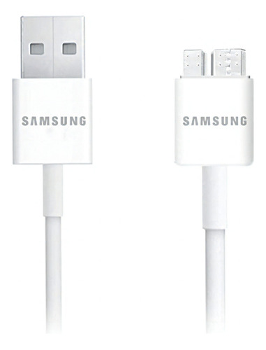 Samsung Cable De Datos Usb A 21 Pines Para Galaxy S5 Y Note 3 N9000, Blanco (sin Embalaje Al Por Menor)