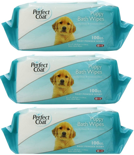  Perfect Coat Bath Wipes Tub   Total  Packs With  Wipes...