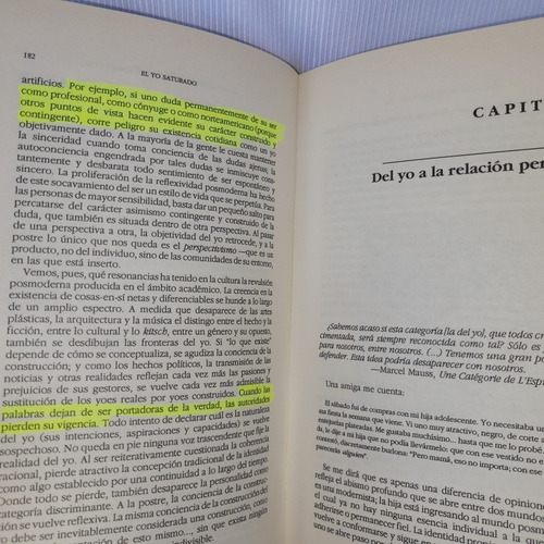 El Yo Saturado Dilemas De Identidad Kenneth J Gergen Paidos