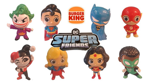 Dc Super Friends Liga Justiça Burger King 2024 Arlequina
