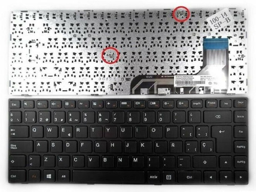 Teclado Lenovo Ideapad 100-14 100-14iby Con Malla Español