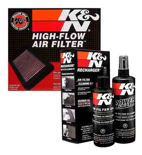 Filtro Ar K&n 33-2221 Gol Polo Golf Fox + Kit Limpeza Kn