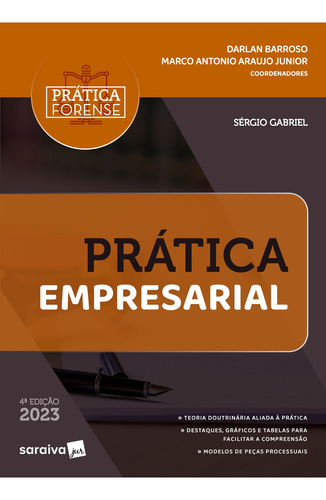 Coleção Prática Forense - Prática Empresarial - 4ª Edição 2023, De Sérgio Gabriel. Editora Saraiva Jur, Capa Mole Em Português