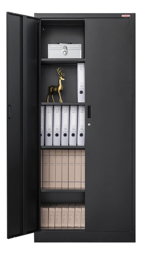 Besfur Metal Storage Cabinet 71-inch Tall, Large Garage Loc.