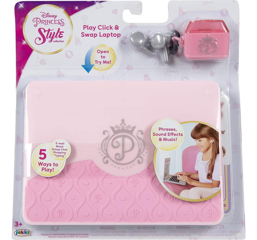 Laptop De Juego Disney Princesa Con Sonidos Y Música