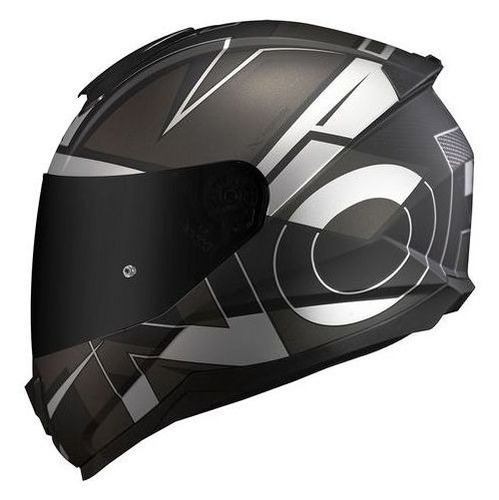 Capacete Norisk Razor Axial Preto/prata Fosco