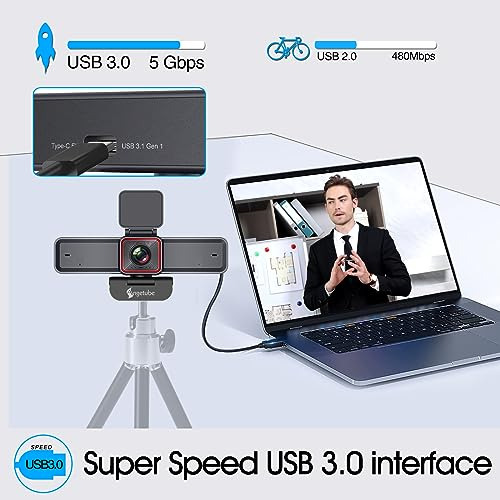 Cámara Web 4k Angetube Con Seguimiento Ia, Control Remoto