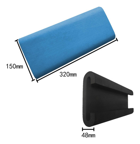 Dragon Boat Seat Protector De Sillín De Dragon Boat, Azul