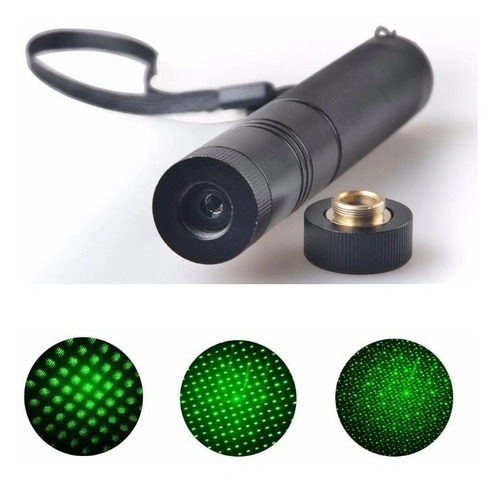 Imagen 6 de 7 de Puntero Laser Potente Verde Bateria Cargador Pack X20 Uni.