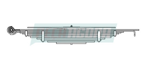 Mola Traseira Gm Caminhao Gm C 12 Toneladas 1997 1998 1999 1