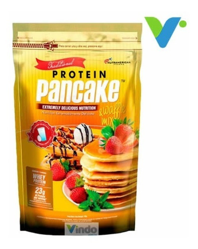 Protein Pancakes Upn 23gr Proteína Whey 7 - g a $76