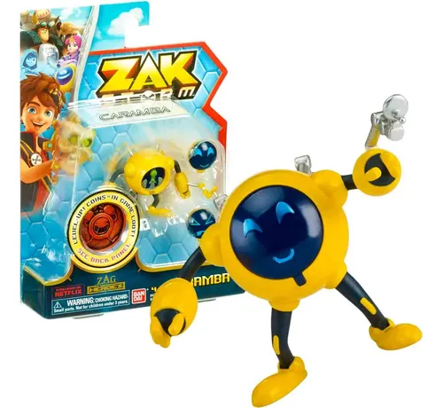 ZAKKIA ザッキア CONCRETE CONE・ORB 2点セット ブラック Zak Storm Mini Boneco Caramba Com Acessórios 5cm - Bandai