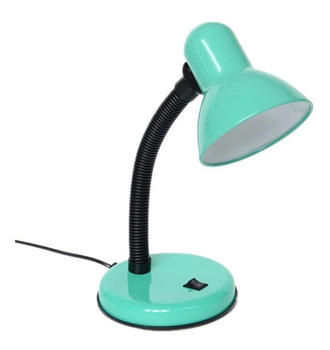 Lámpara Escritorio C/ Base Luz Mesa Colores Flexible Delsur