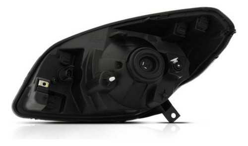 Farol Sandero 2012 2013 2014 Mascara Negra Black Esquerdo