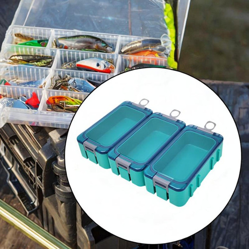 Fe 3 Piezas Luros De Pesca Caja Accesorios De Pesca