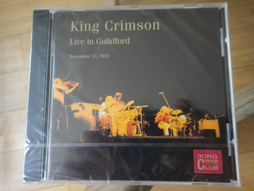 King Crimson (fripp) Live In Guilford 1972 Kccc24 Cd Sellado