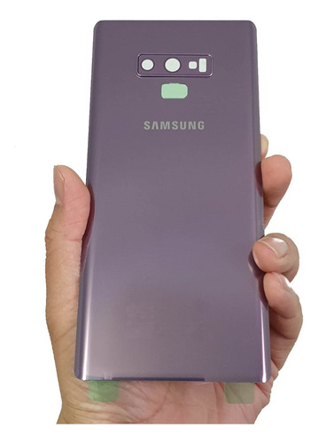 Tapa  Samsung Galaxy Note 9  Con Cristal Camara 