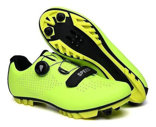 Zapatillas Ciclismo Mtb,zapatilla De Piel De Montaña A