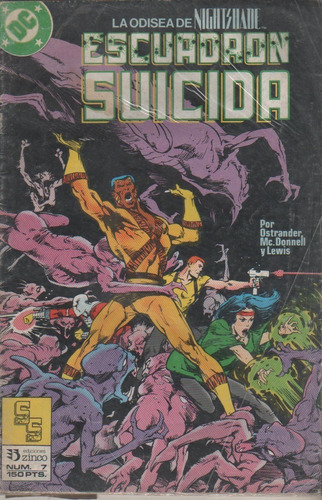 Revista Comics D C * Escuadron Suicida  - Nº 7 - E. Zinco