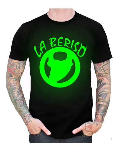 Remera Brilla En La Oscuridad La Beriso - Rock