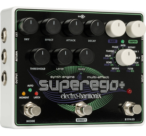 Pedal Eletro Harmonix Superego Plus Multi Efeitos Promoção!