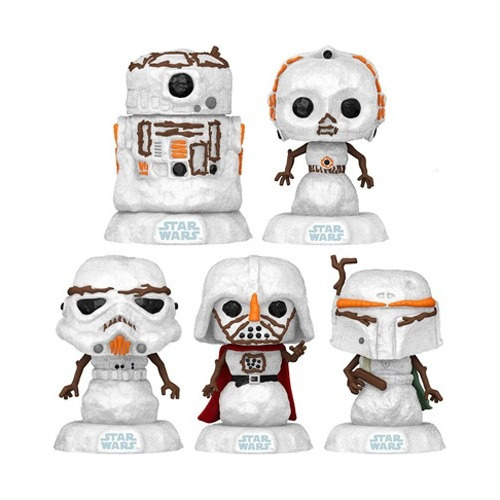 Funko Pop! #5 Pack Star Wars Snowmen Amazon Exclusive