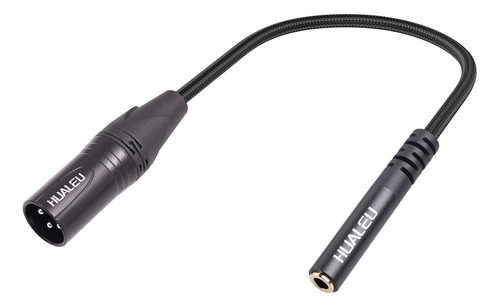 Cable Adaptador Hembra De 1 Pie Y 1/8 Pulgadas A Xlr Macho,