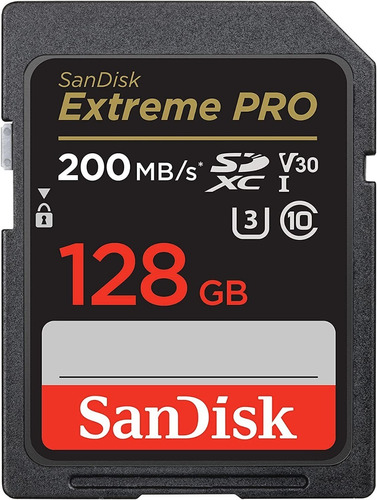 Tarjeta Sandisk Extreme Pro Sdxc Uhs-i De 128gb 200mb/s