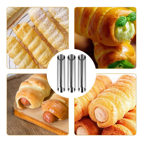 Cannoli Baking Mould Set, Cream Horn Mould Set Cone Baking M
