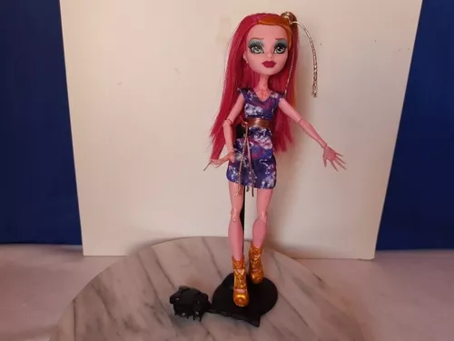 Boneca Monster High Clawdeen Freaky fiel trip incompleta, usada