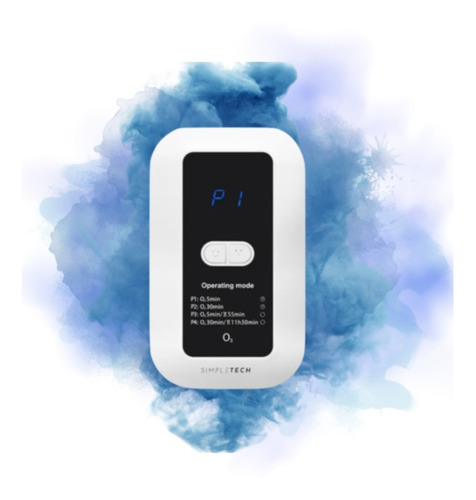 Imagen 1 de 6 de Ozonizador + Purificador Aire Portátil 120mg/h Usb Ambientes
