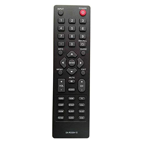 Control Remoto Dxrc02a12 De Repuesto Tv Dynex Dx32l151a...