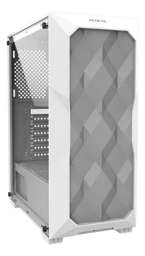 Armario Alseye Big Jony Gamer, torre media, lateral de cristal blanco