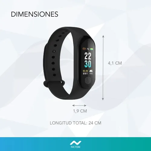 Smartwatch Nictom Nt02 Smartband Ritmo Card aco