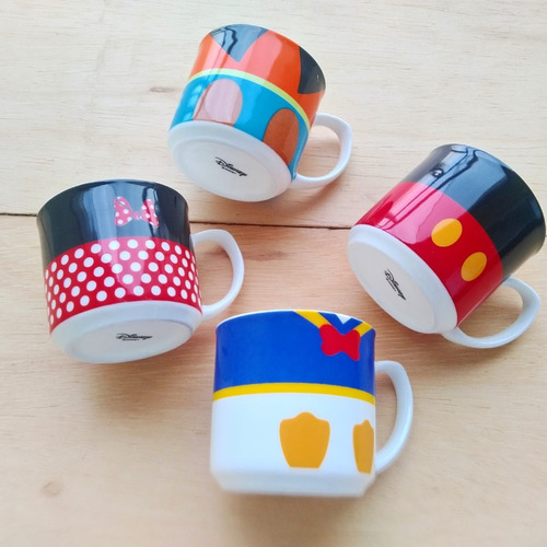 Imagem 7 de 7 de Kit Xicaras 90ml Porcelana Disney Mickey E Amigos
