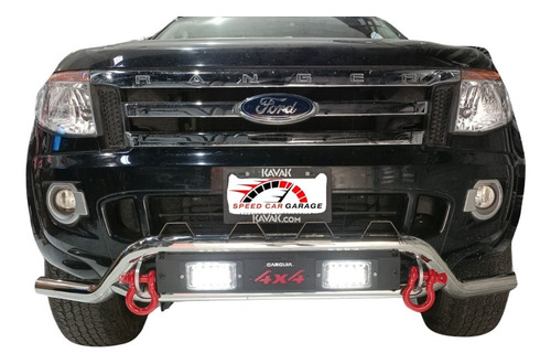 Burrera Tumbaburros Para Ford Ranger 2013 - 2022 2 Focos 