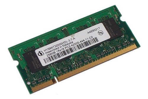 Memoria Notebook 256mb 1rx16 Pc2-4200s-444-11-c0