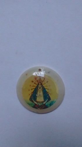 Dije Colgante Acrílico Transparente Virgen De Luján