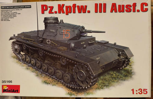 Panzer Iii Aust C Miniart 1/35