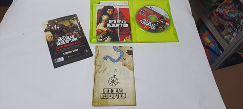 Red Dead Redemption Xbox 360 Completo Com Mapa Mídia Fisica (Usado)