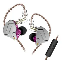 Comprar Audífonos in-ear KZ Auriculares con cable ZSN Pro with mic violeta