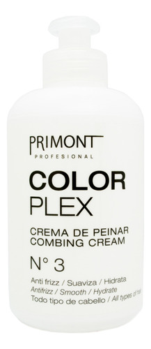 Primont Color Plex Crema De Peinar N°3 Anti Frizz Hidratante