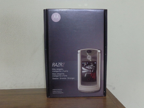 Celular Motorola Razr2 V8 Dourado Funcionando + Fone - Raro