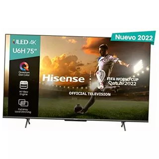 Hisense Pantalla 4k Smart Uled 75u6h De 75 Pulgadas Google