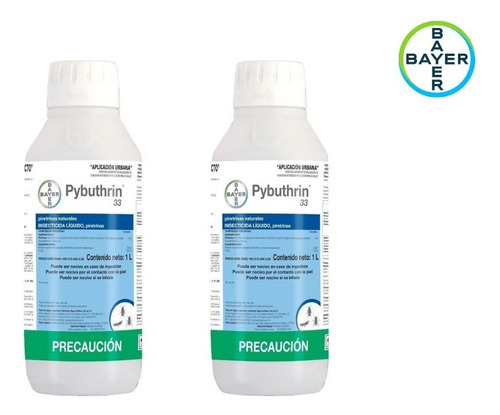 Pack 2 Pybuthrin 33 1 Lt Insecticida Piretrinas Orgánico