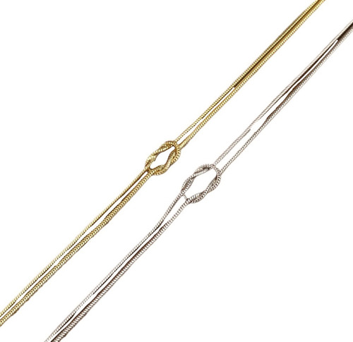 Pulseira Casal Aço Inoxidável Com Nó