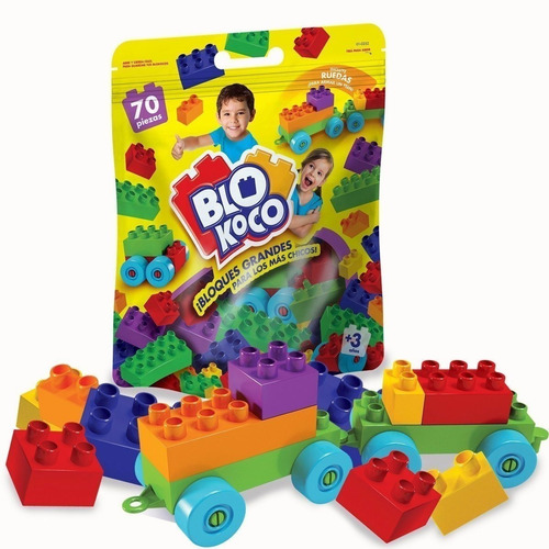 Blokoco Rasti Bloques Grandes 70 Piezas Doypack