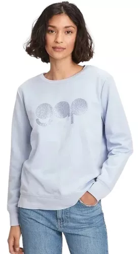 Sudadera azul marino mujer sin capucha