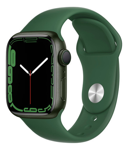 Apple Watch Series 7 41mm Wifi Bluetooth Gps Latentación Color De La Caja Verde Color De La Malla Verde